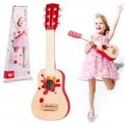 Medinė muzikinė akustinė gitara vaikams